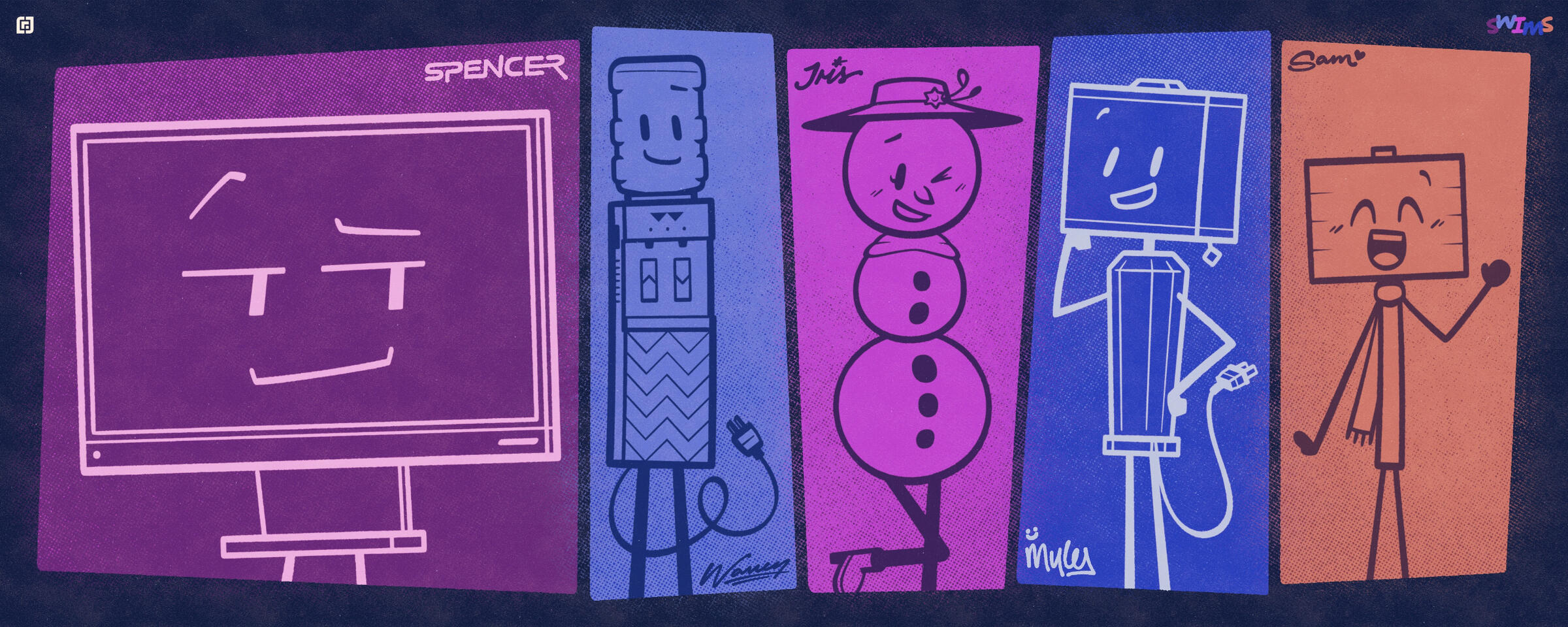 SWIMS—In Living Color!*, 2025 Procreate