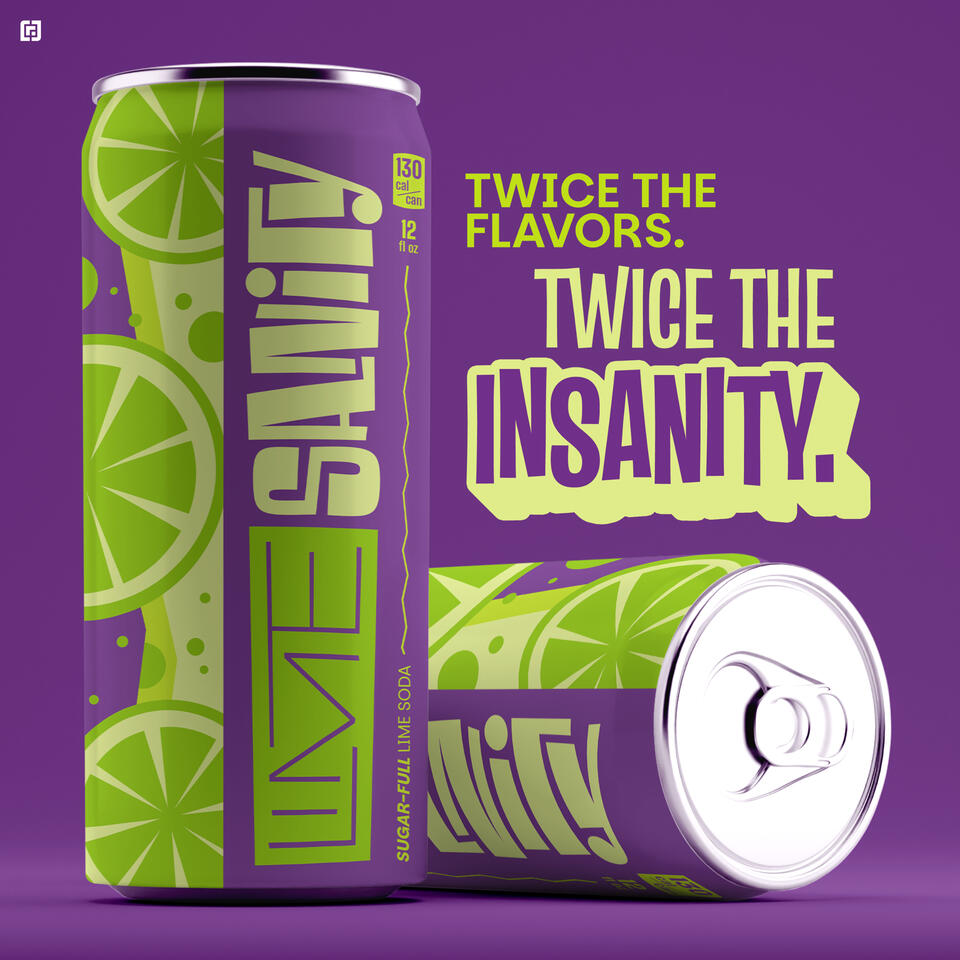Lime-Sanity*, 2025 Adobe Photoshop and Affinity Designer