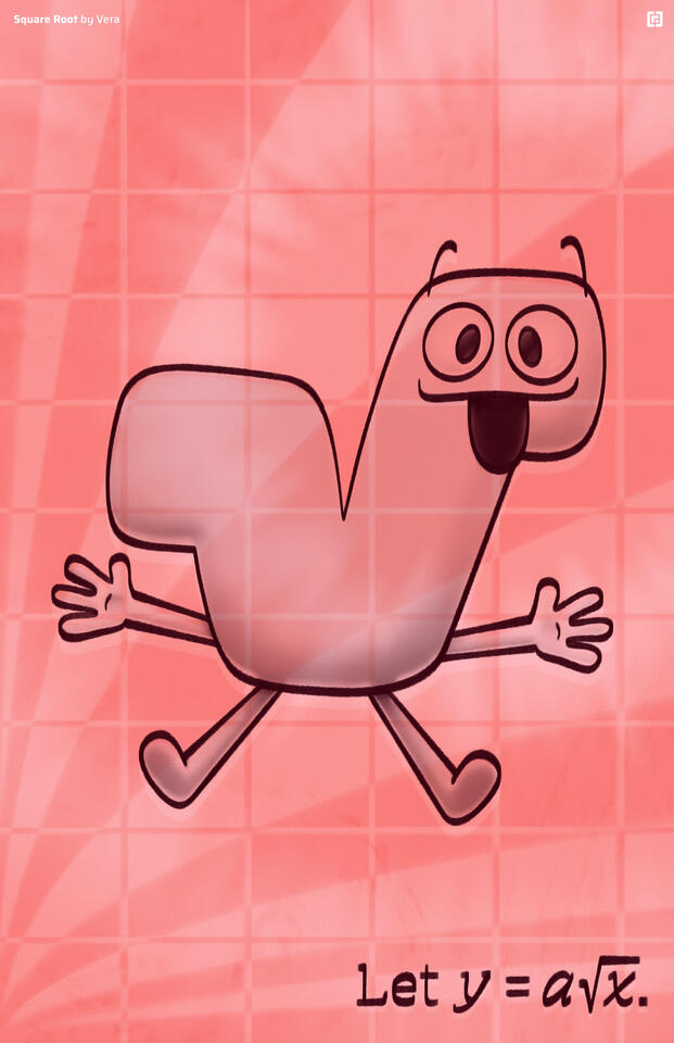 2K Art Raffle: Square Root, 2024 Procreate