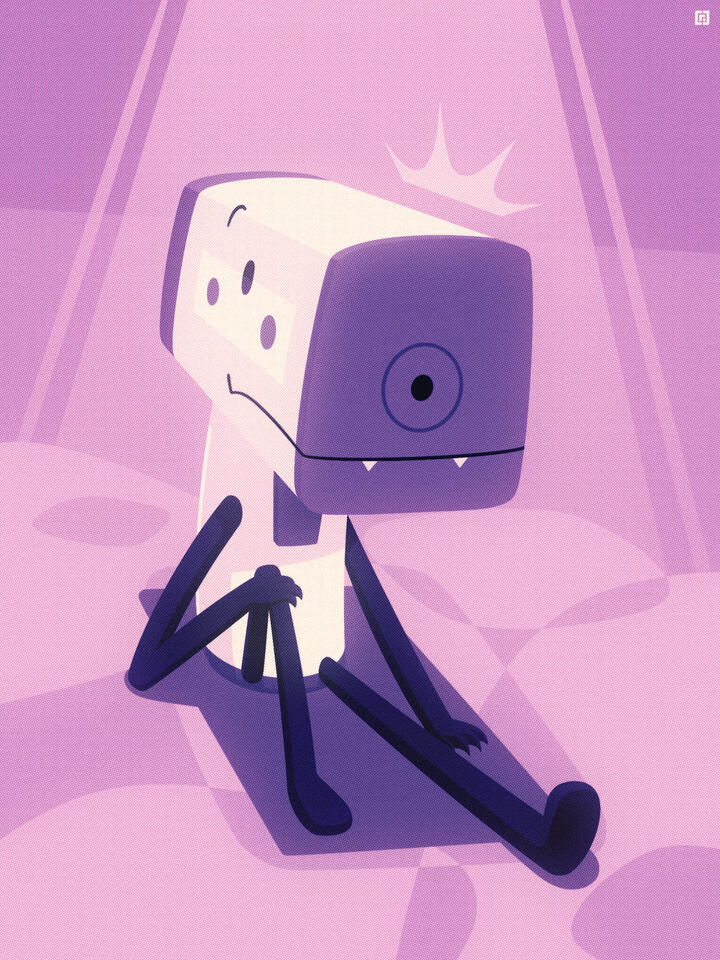 Art Fight 2023: Man + Machine + Bear?, 2023 Procreate feat. Digital Thermometer